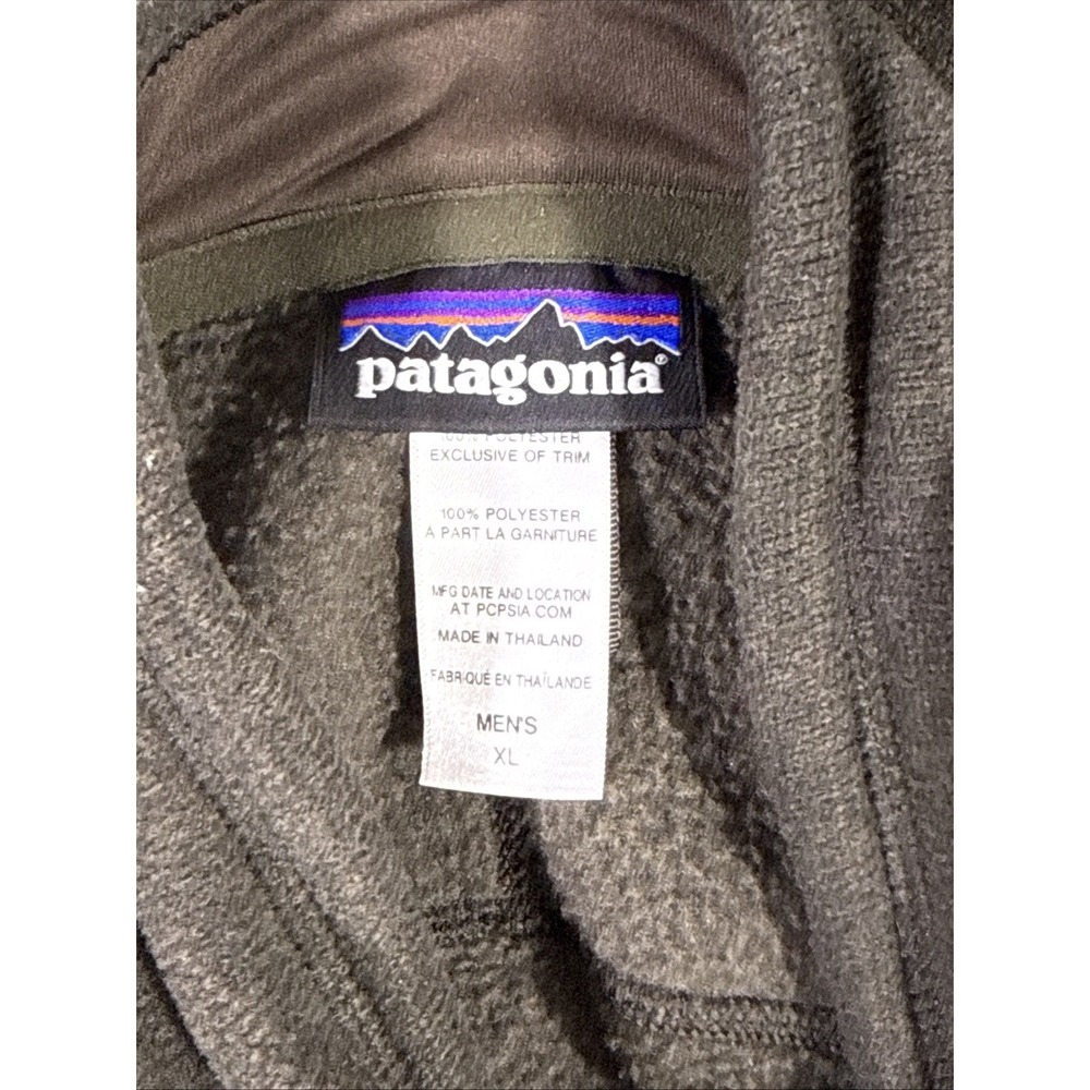 Patagonia Better Sweater 1/4 Zip Mens Size Extra Large Brown Chest Zip Gorp - Picture 7 of 11